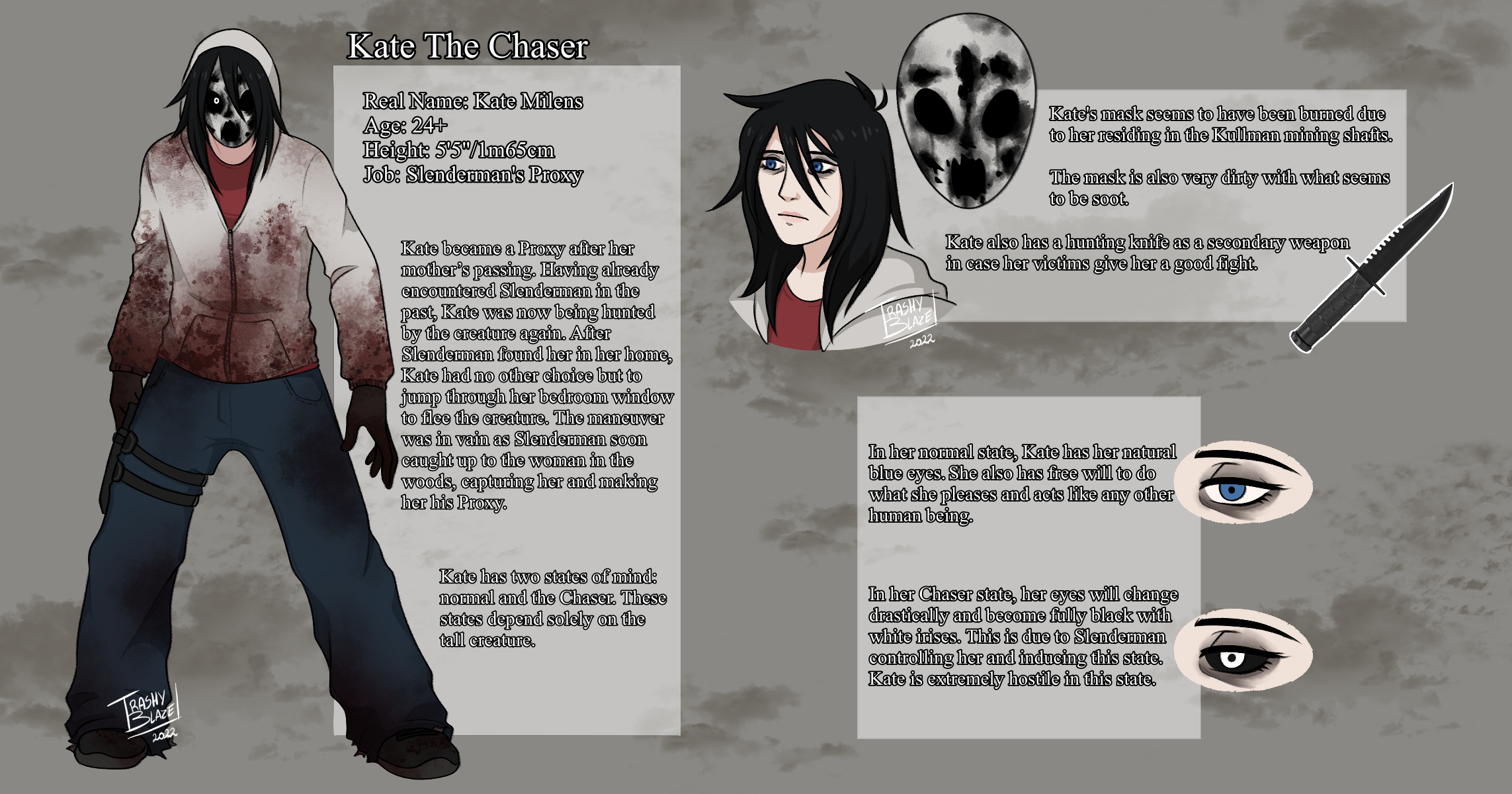 SlenderVerse] Kate Chaser [FANMADE by Trashy-Blaze DeviantArt