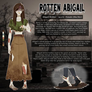 [Creepypasta OC] Rotten Abigail REFERENCE