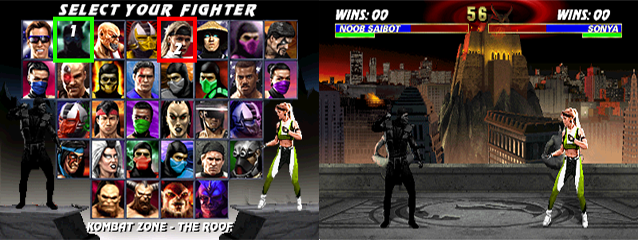 Screenshot of Mortal Kombat Trilogy (PlayStation, 1996) - MobyGames