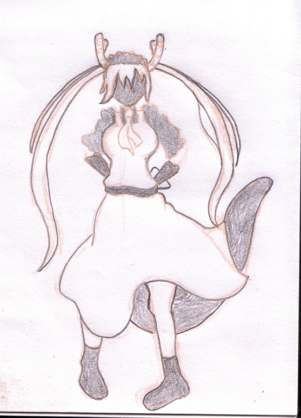 Tooru Dragon Maid silhouette