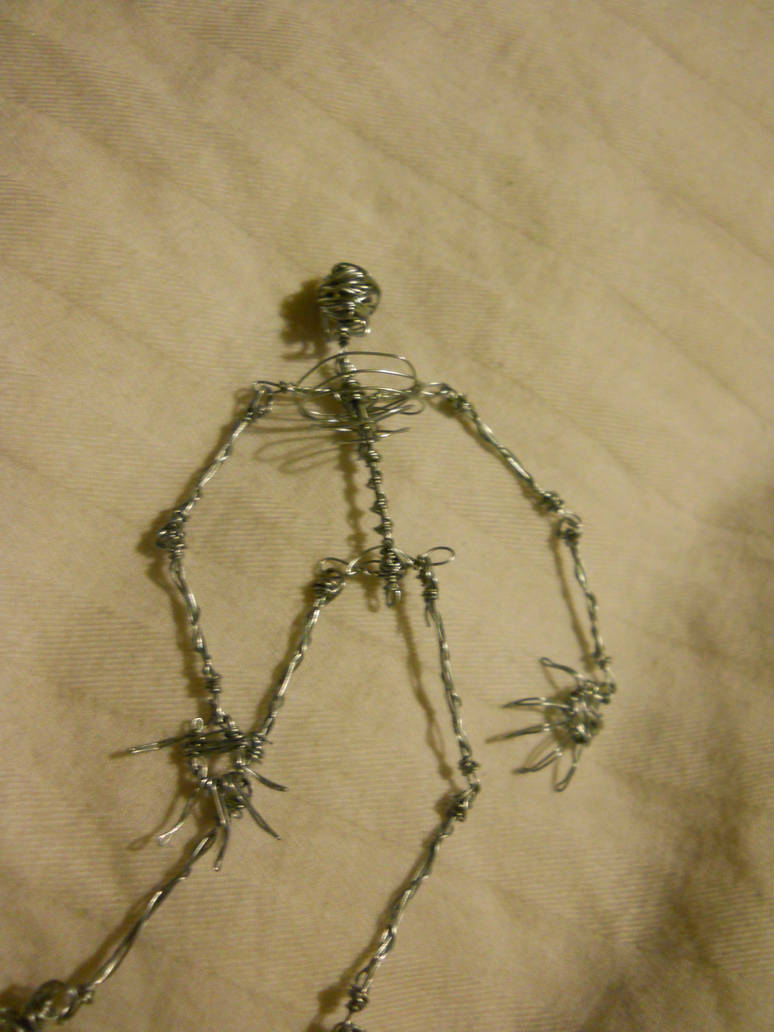 Wire Skeleton by SarisoftheOmegax3 on DeviantArt