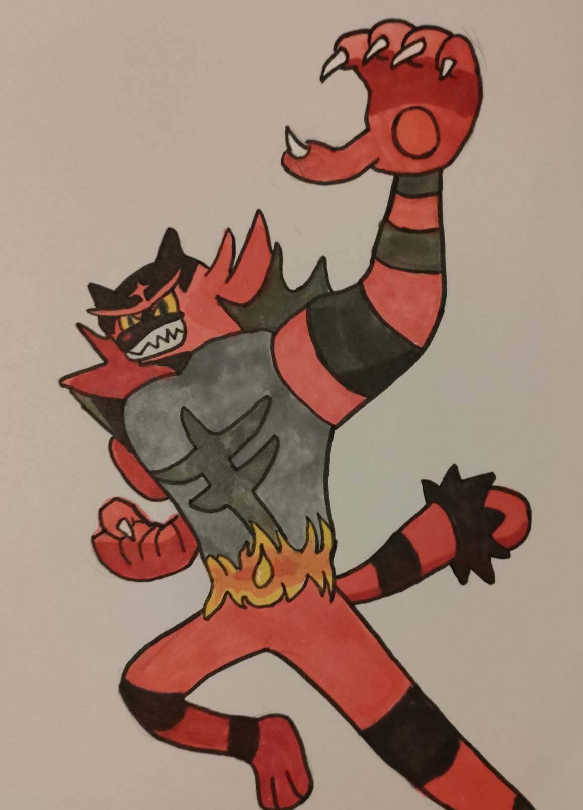 Incineroar by Pokekidz on DeviantArt