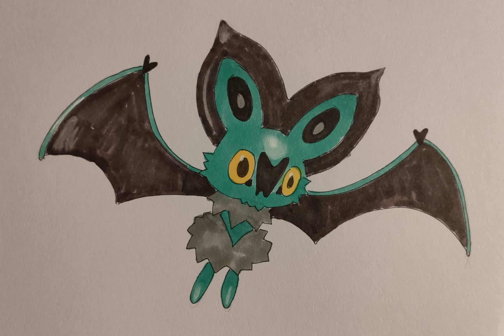 Shiny Noibat by Pokekidz on DeviantArt