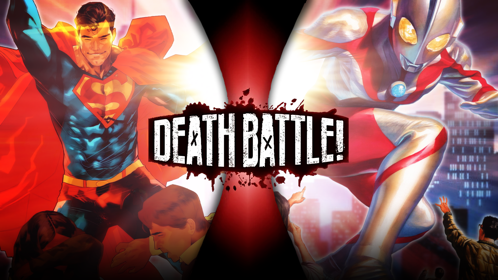 Superman VS Ultraman by SpaceDBW on DeviantArt
