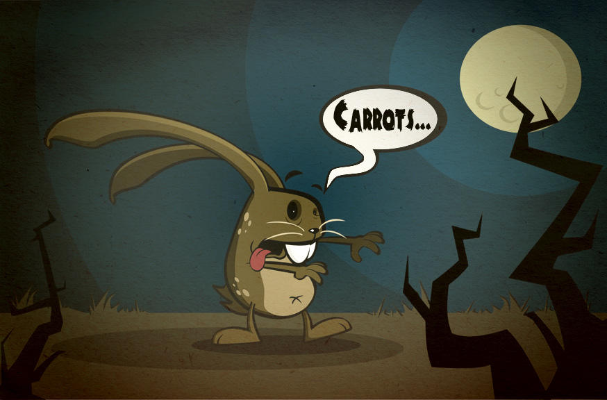 Zombie Jack Rabbit Zombie Rabbit by Niddles on DeviantArt