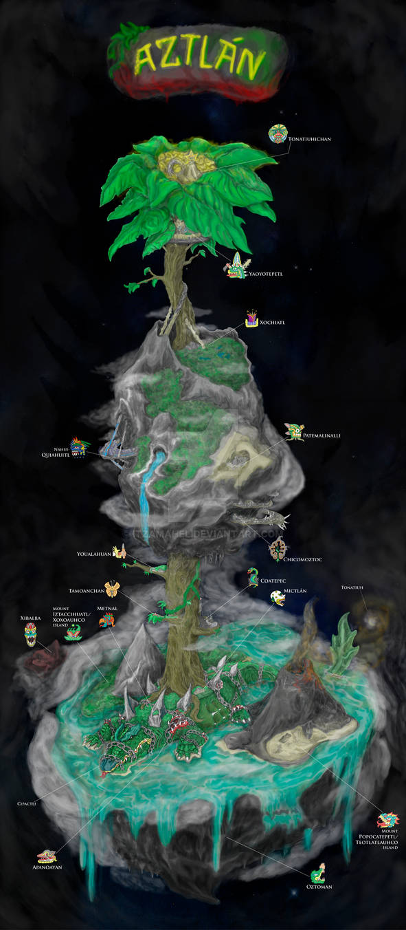 Azltlan Aztlan by itzamahel on DeviantArt