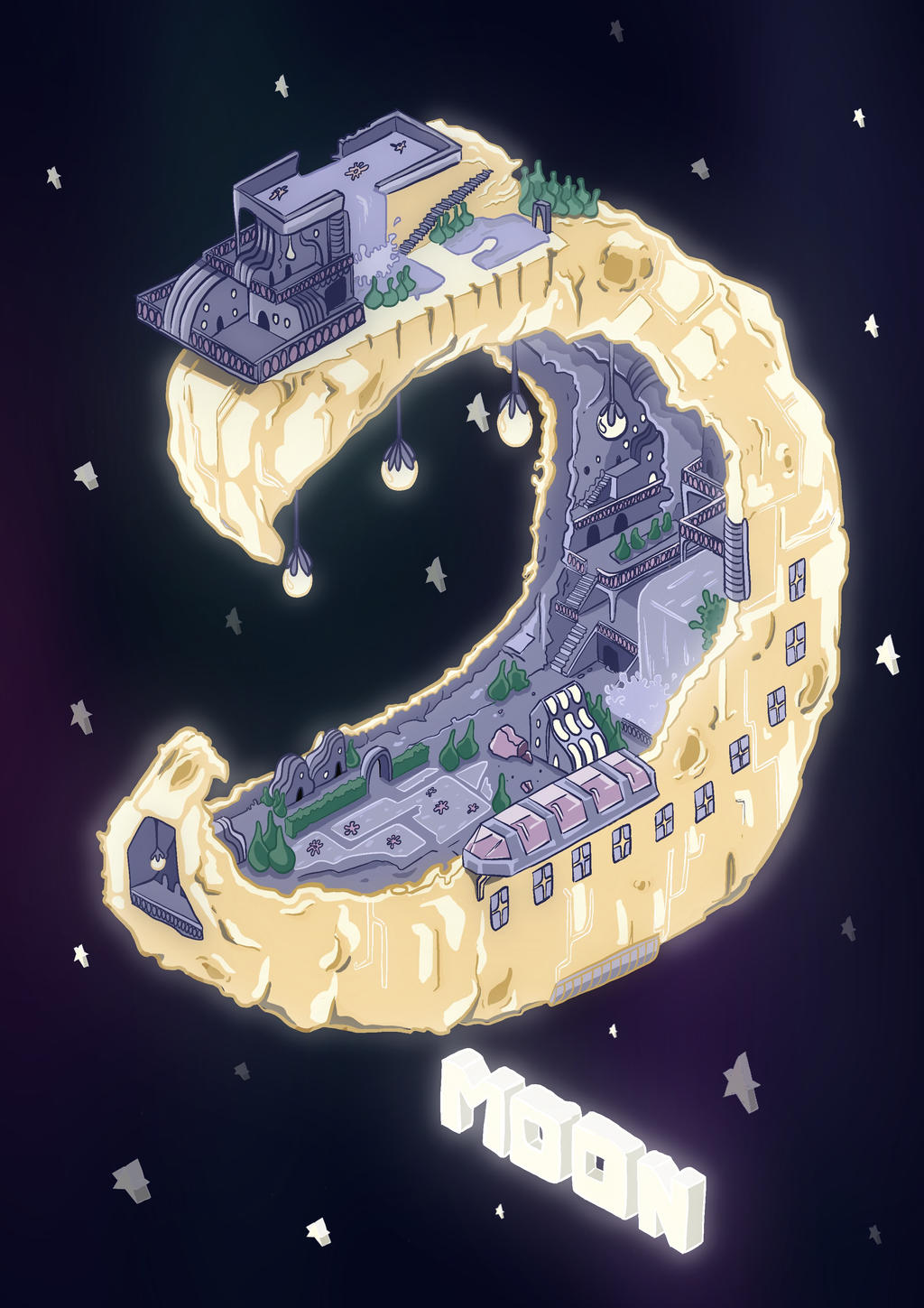 Moon Map Deviantart Moon by JeeviArts on DeviantArt