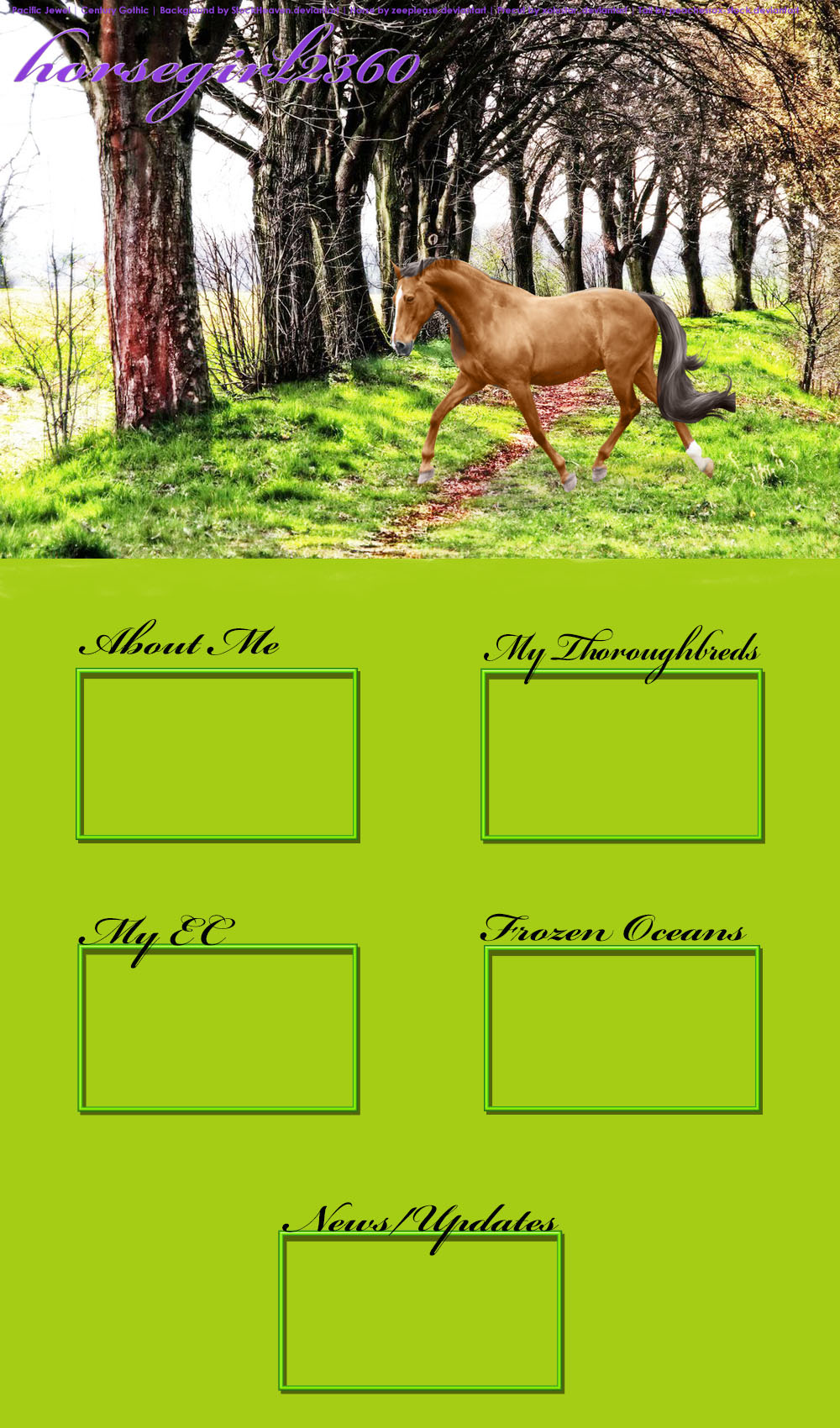 horsegirl2360's Layout