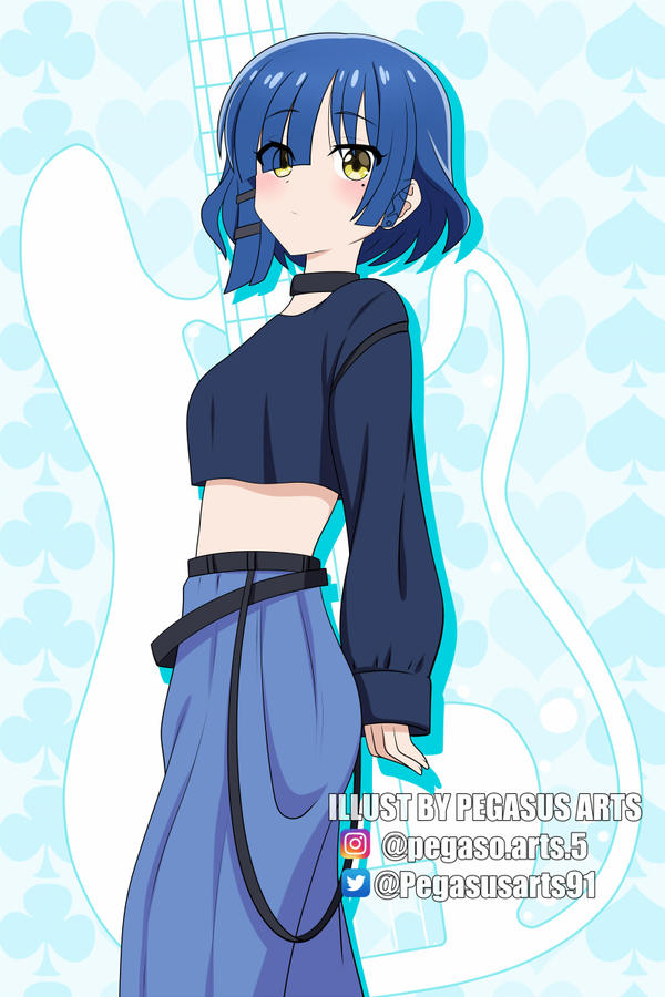 Bocchi Characters Ryo Ryo - Bocchi the rock! by Pegasusarts on DeviantArt