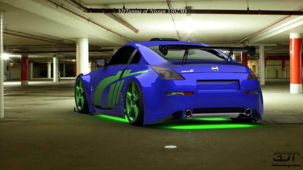 Nissan 350Z (tuned with 3d tuning rear view) by JotheHedgehog96 on ...