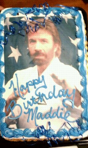 CHUCK NORRIS CAKE