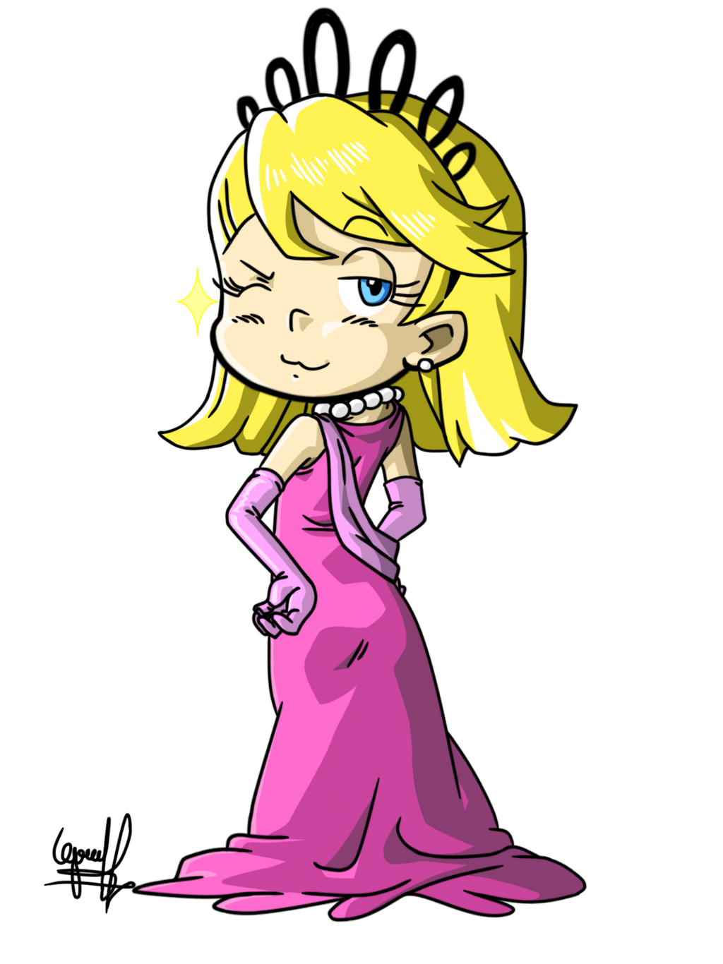 LOLA LOUD (ANIME)Render by josephliendro10 on DeviantArt