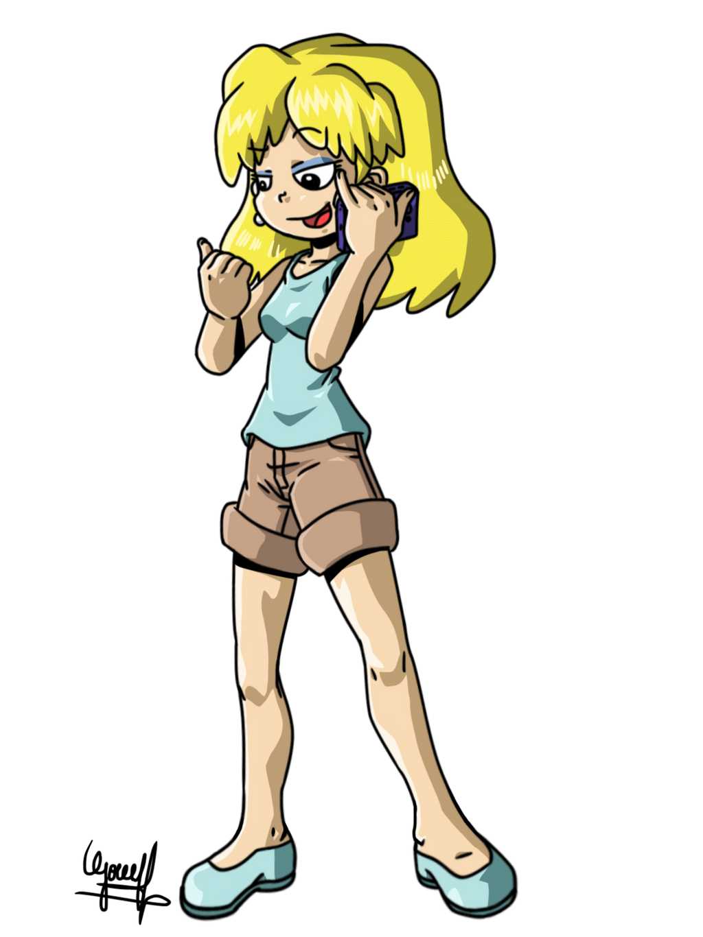 LORI LOUD(ANIME)Render by josephliendro10 on DeviantArt