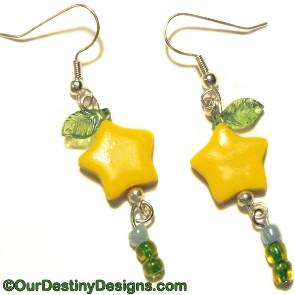 Paopu Fruit Earrings