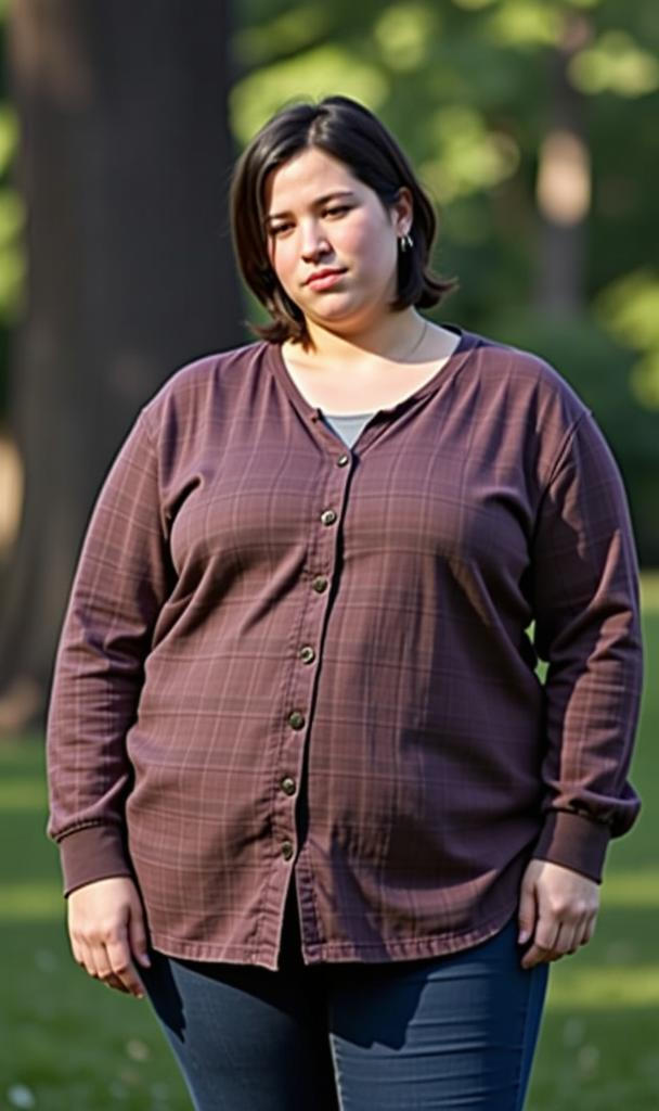 The fat girl with short hair by Grzegorz0706 on DeviantArt