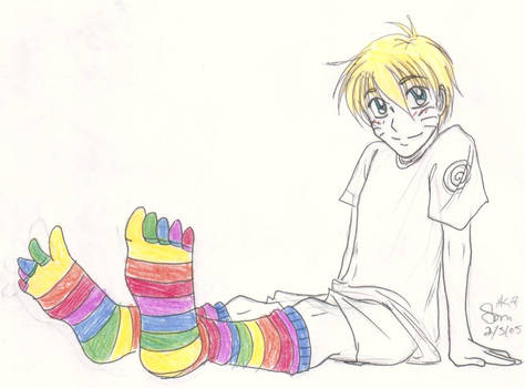 Rainbow Toe Socks