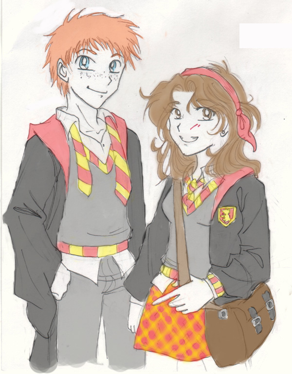 Ron and Hermione redesign