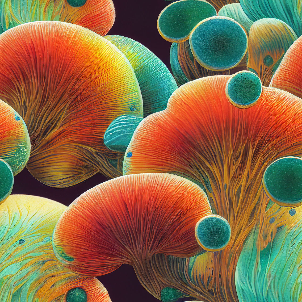 Strange Tile Patterns Midjourney: Seamless Tile - Weird Fungal Texture by Adornamancy on ...