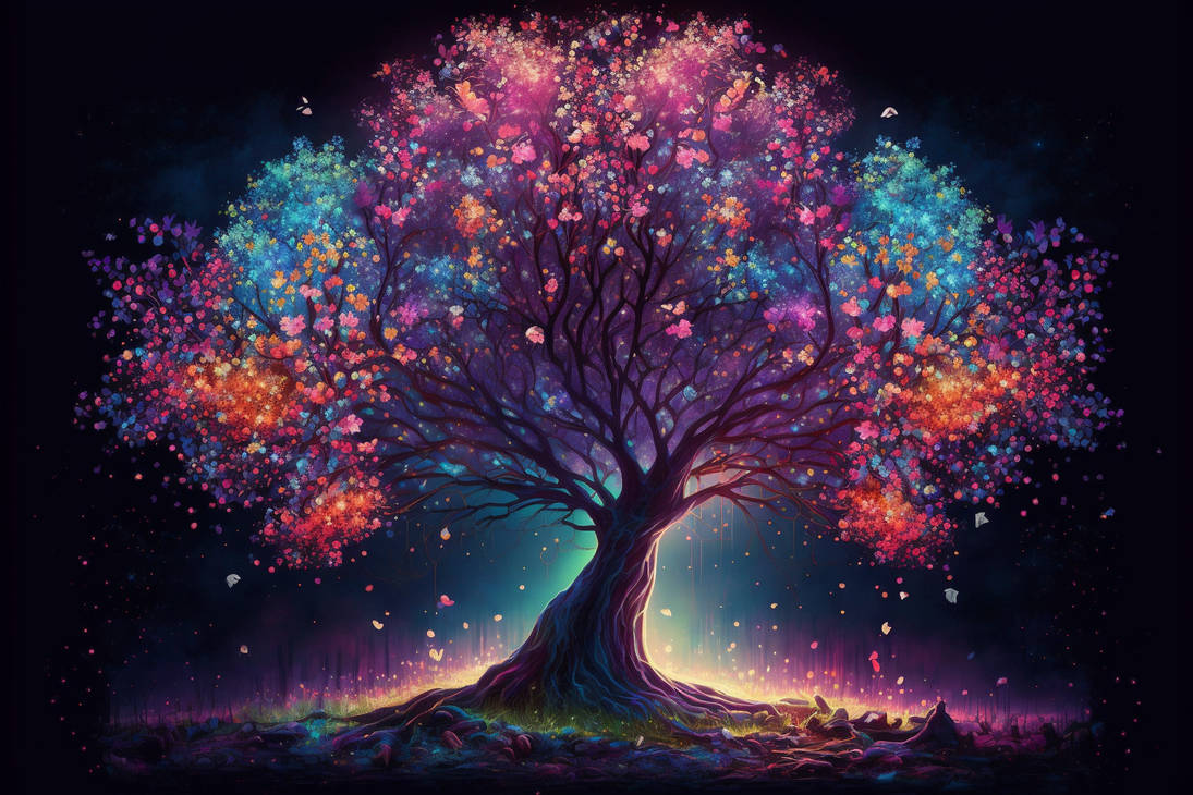 Midjourney: Magic Tree by Adornamancy on DeviantArt