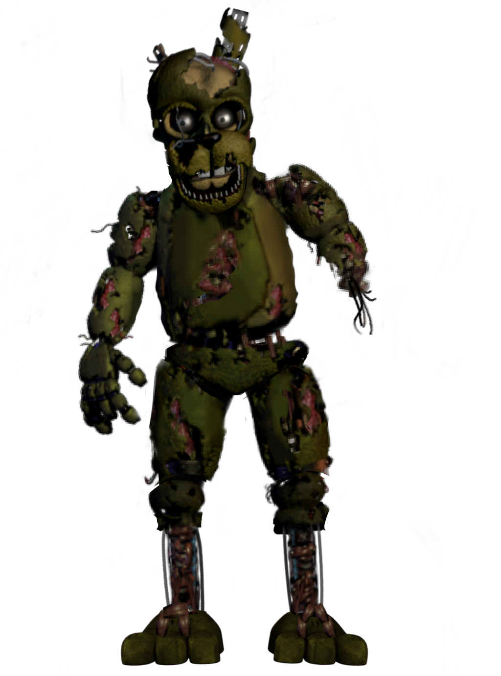 Repaired Springtrap Salvaged Springtrap by JHH114 on DeviantArt