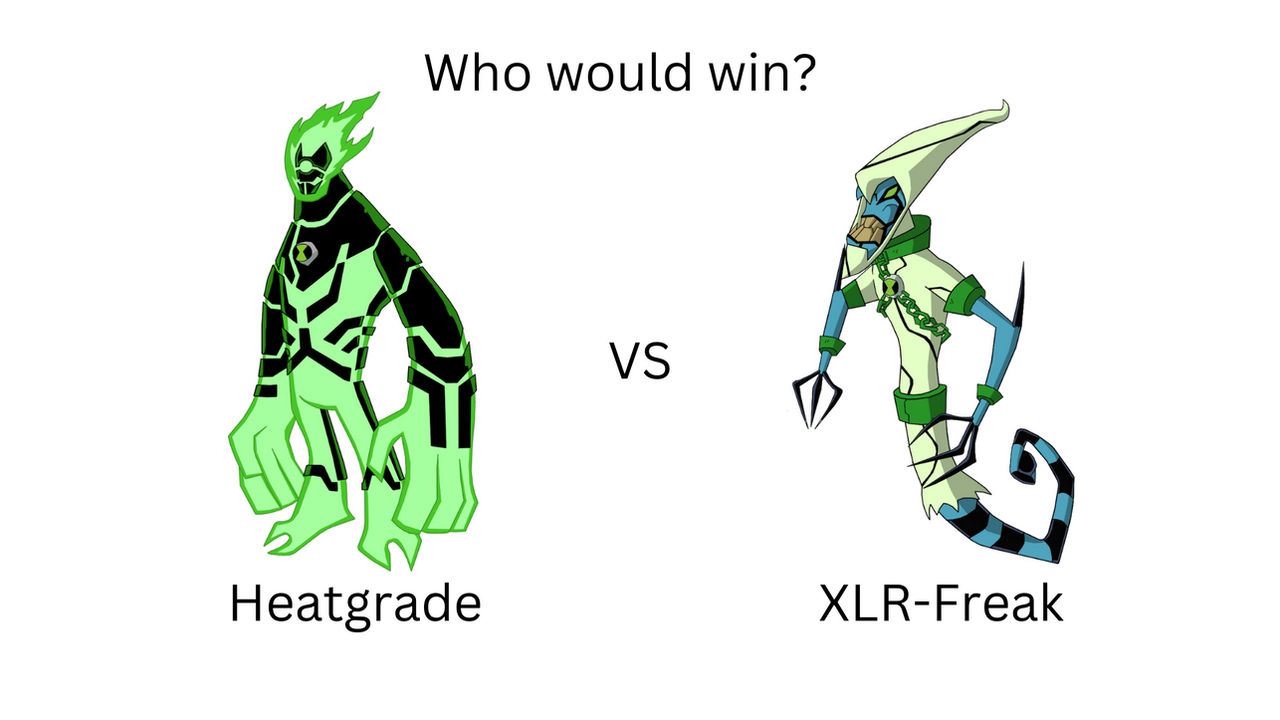 Heatgrade vs. XLR-Freak by zoologyguy on DeviantArt