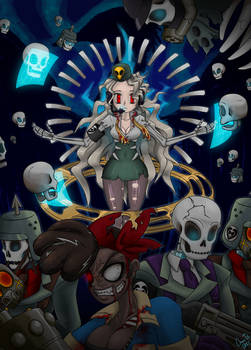 Skullgirl Molly and the Pale Egrets