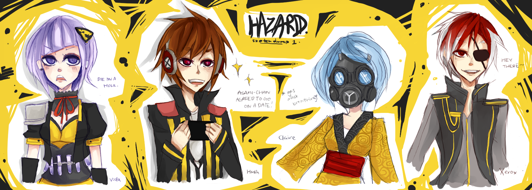 Hazard Sketches Batch 1