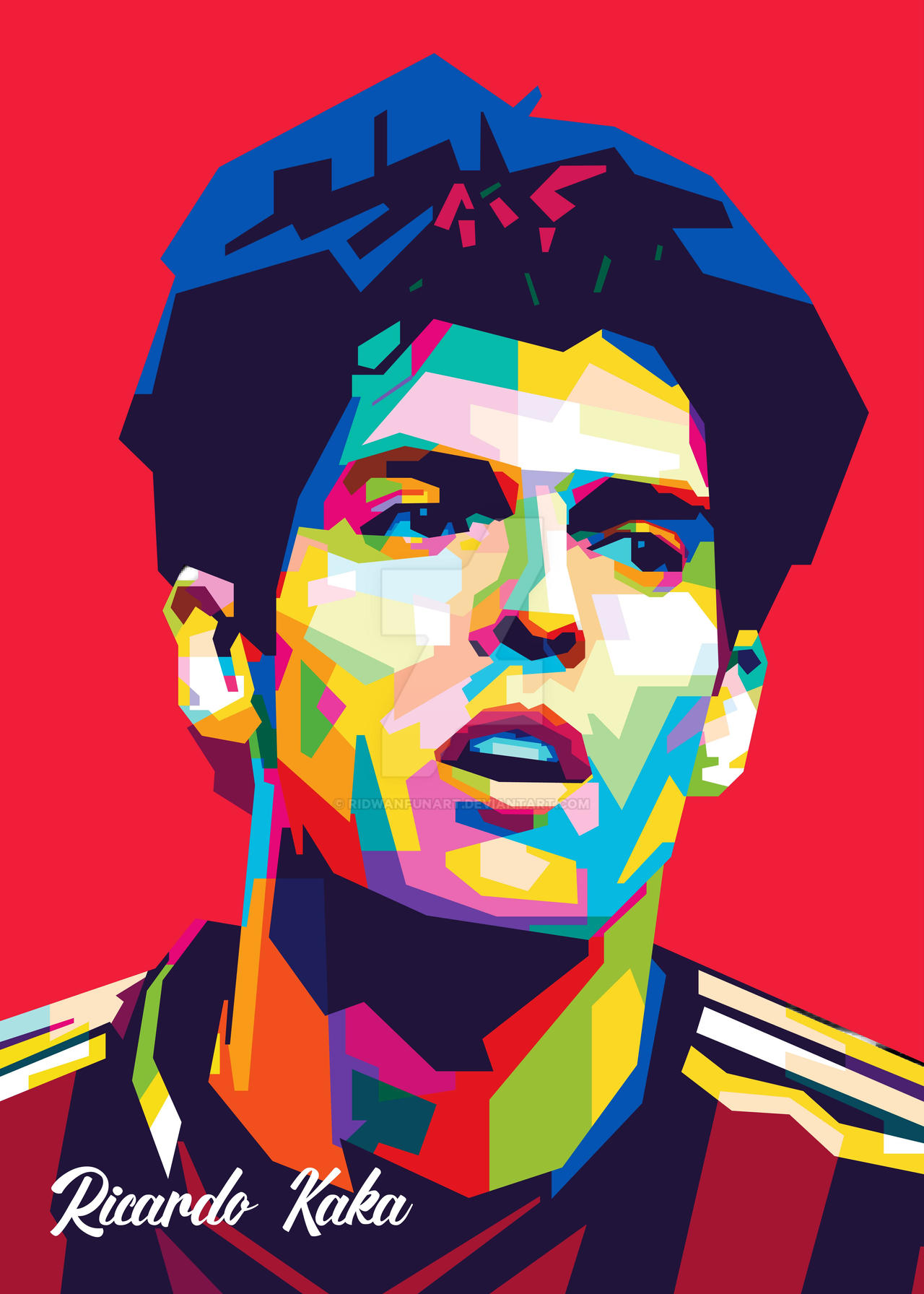 W R Kaka Ricardo Kaka WPAP by RidwanFunart on DeviantArt