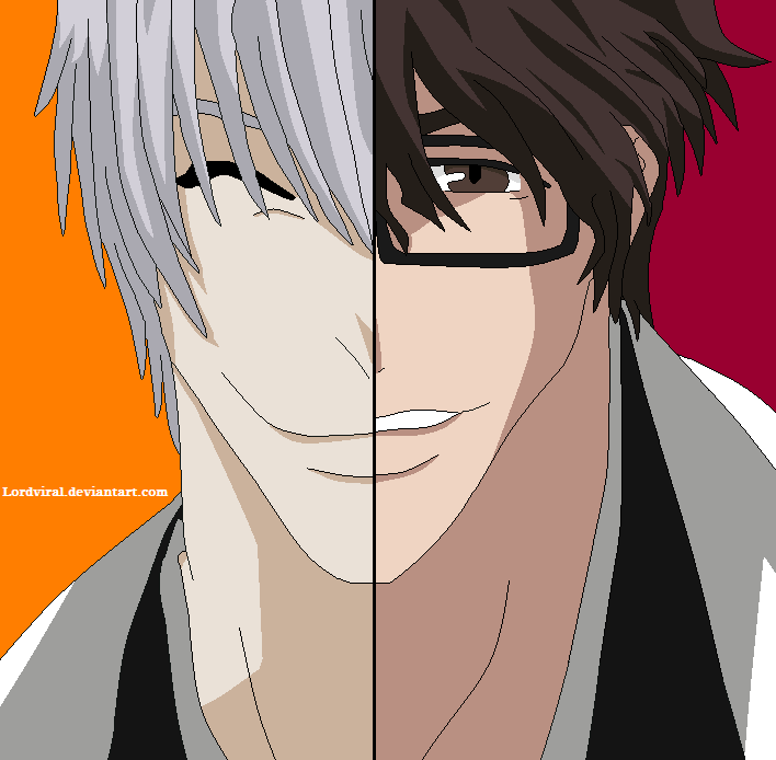 Gin Ichimaru and Sosuke Aizen