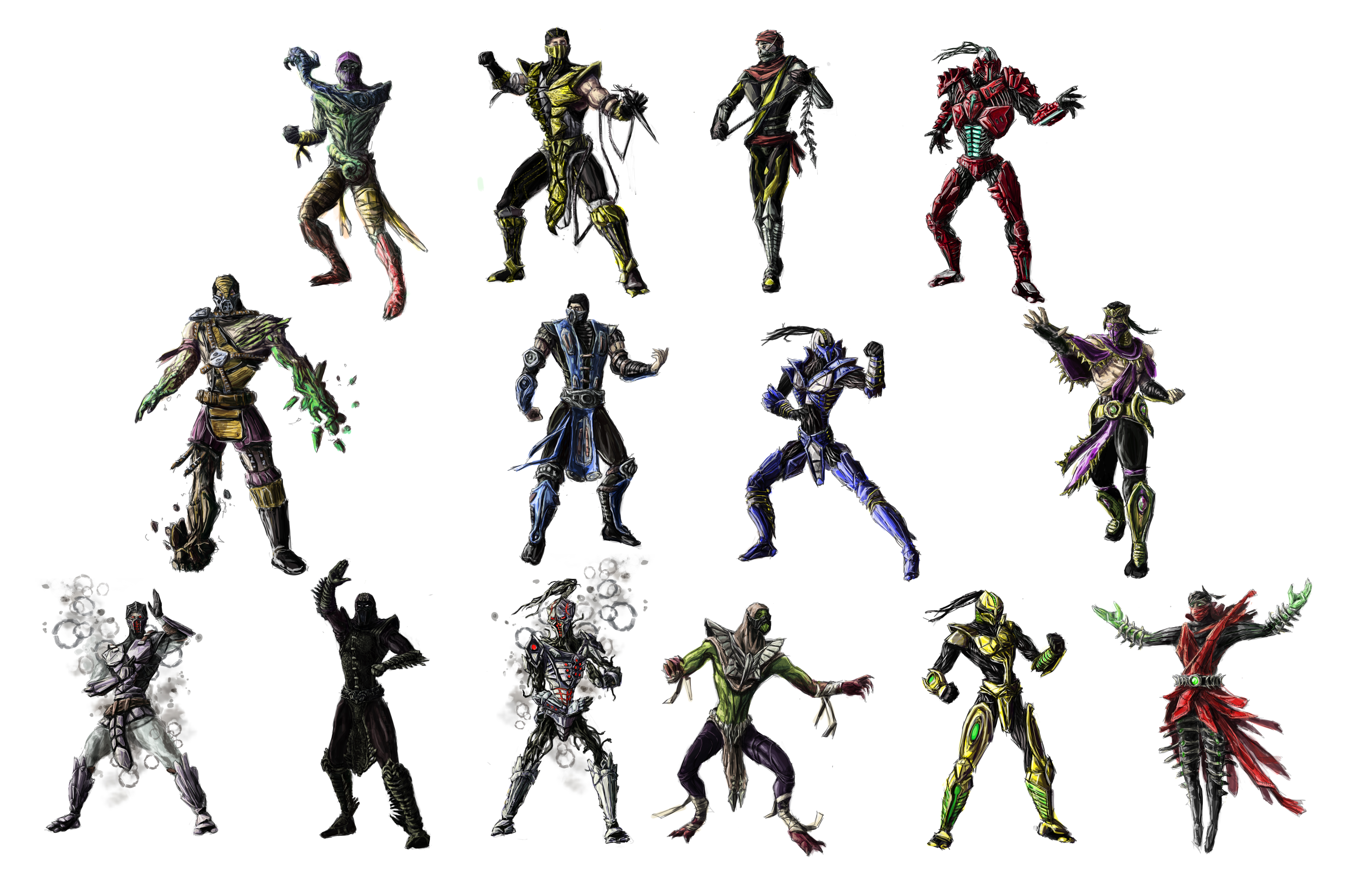 Ninjas Evolution : r/MortalKombat