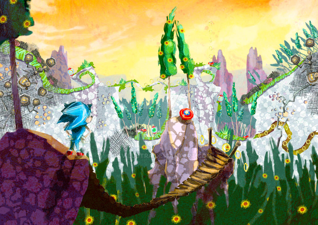 Hive Hill (Sonic the hedgehog) by javilustra on DeviantArt