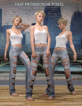 Fast Production Poses for Genesis 3 and 8 Females