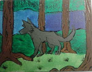 My Wolf Painting