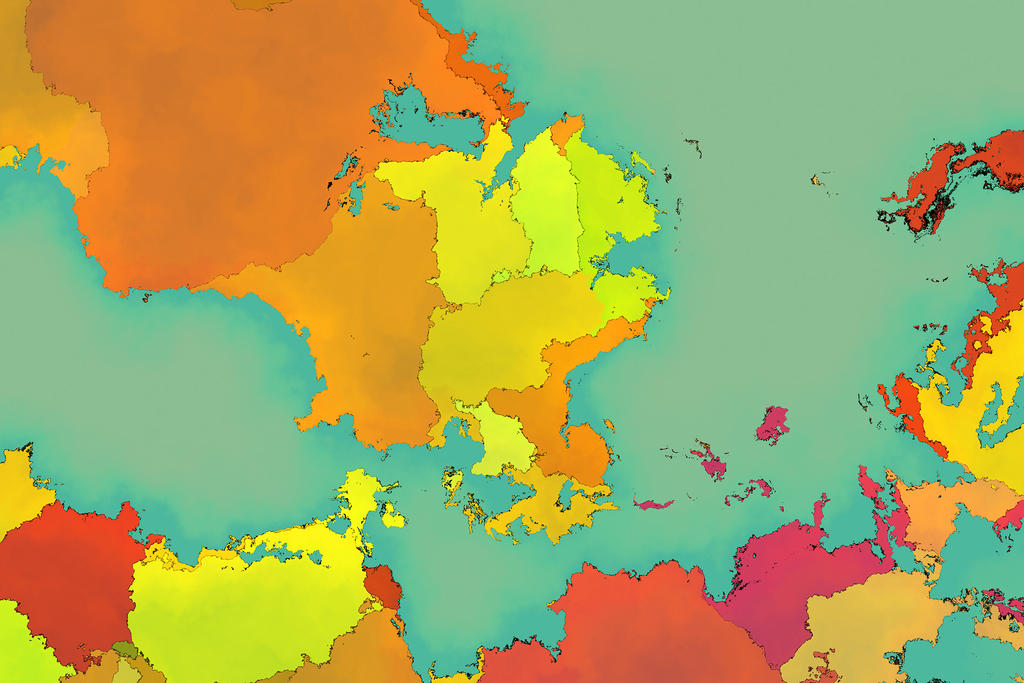 Blank Fictional Country Map 3