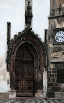 Medieval Door in Prague