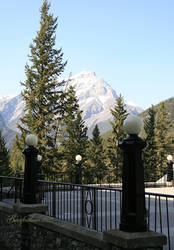 Mount Rundle from the Fairmont Hotel