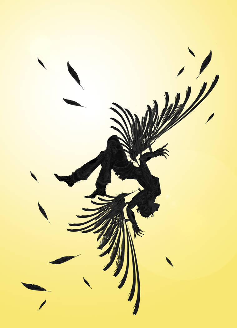 Icarus falls by GraphicKittee on DeviantArt