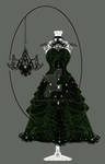 Emerald Gothic Gown