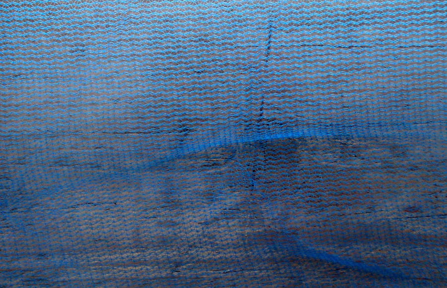 Stock Texture - Blue Netting by rockgem