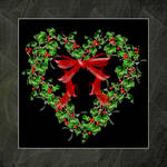 Ivy and Holly Heart Wreath by rockgem