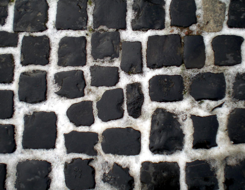Stock Texture - CobbleStones and Snow