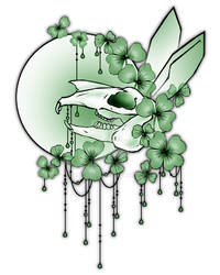 Shamrock Hare (green tint)