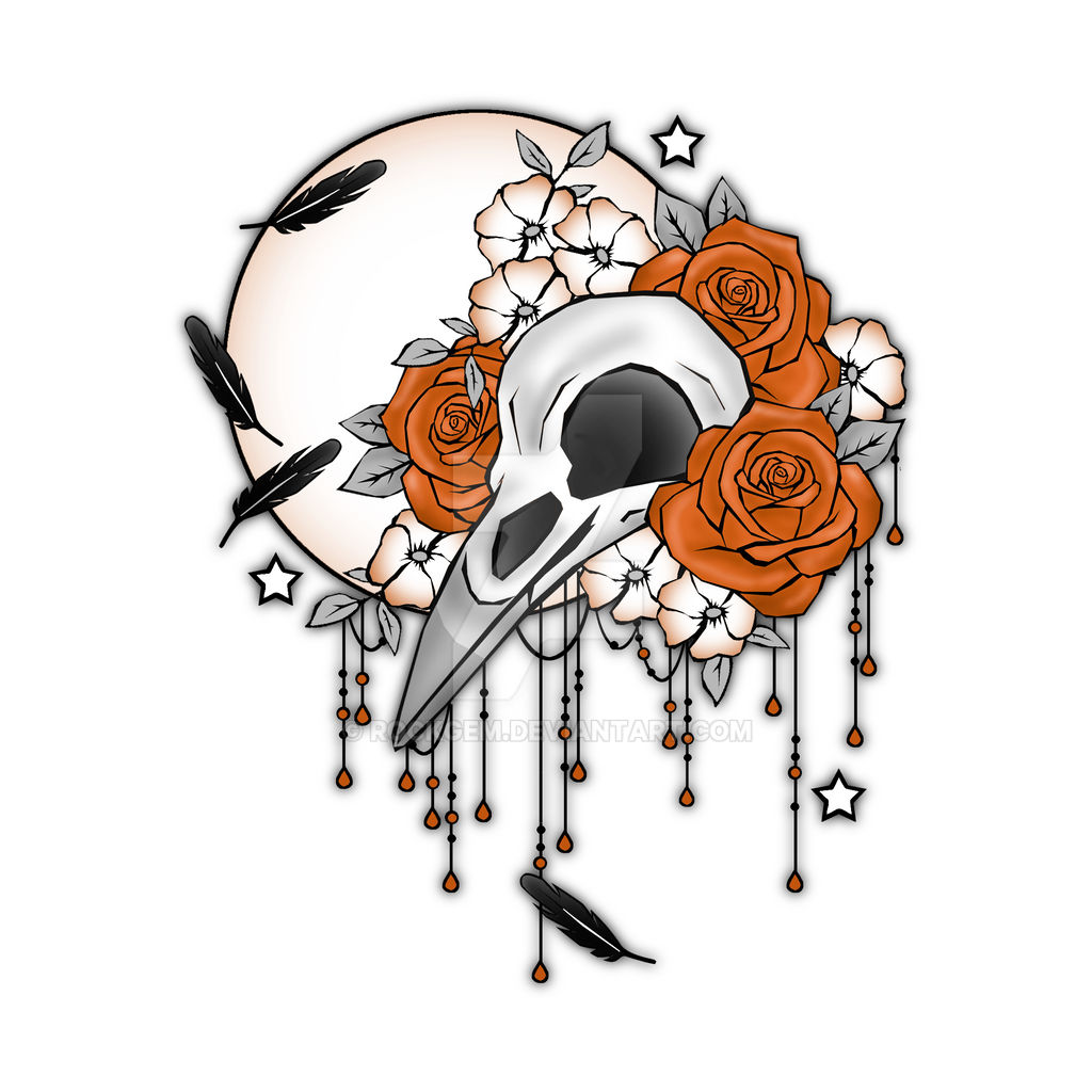Crow Roses by rockgem on DeviantArt