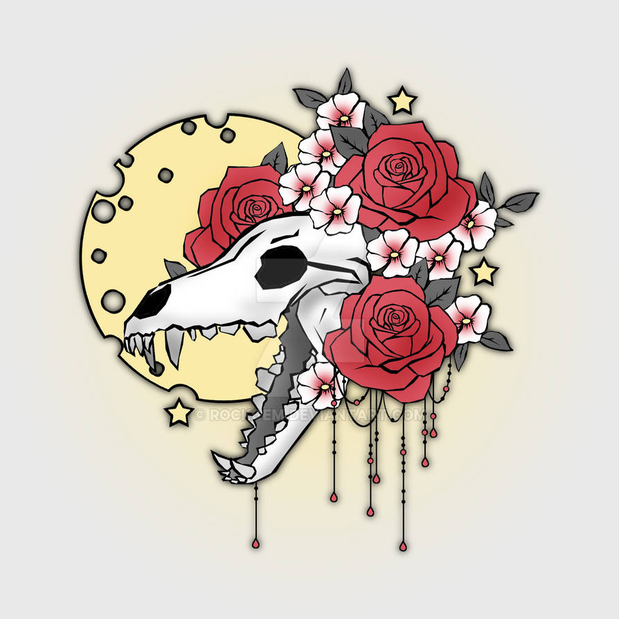 Wolf Roses by rockgem on DeviantArt