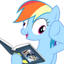 Rainbowderp vector - I CAN READ!