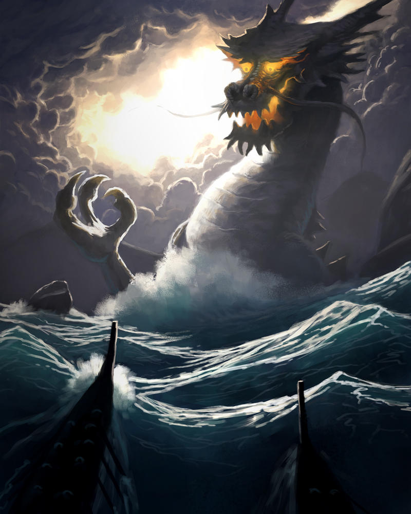 Мифические существа крыма. Ватацуми дракон. Ватацуми но ками дракон. Ватацуми Бог моря. Водные драконы мифология.