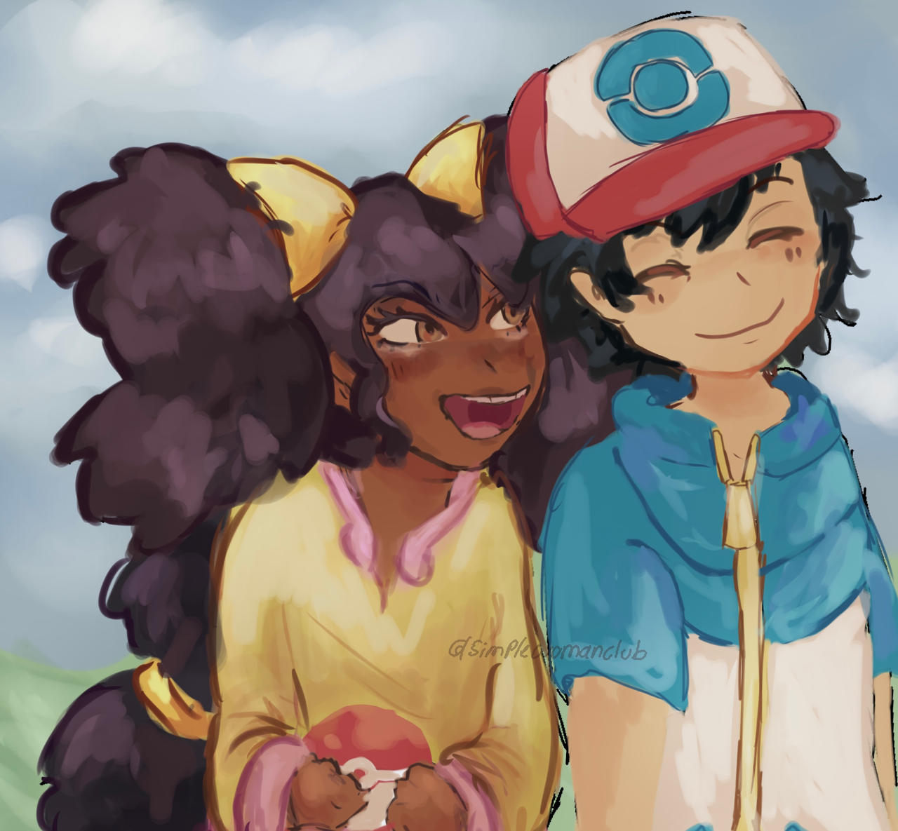 Ash and iris pokemon, { request} by simplewomanclub on DeviantArt