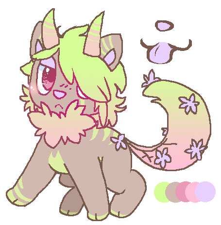 Adopt auction: Horned spring cat -CLOSED-