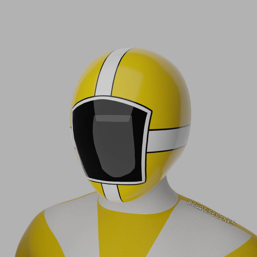 Yellow Lightspeed / GoGoFive Helmet by fruitshootman on DeviantArt