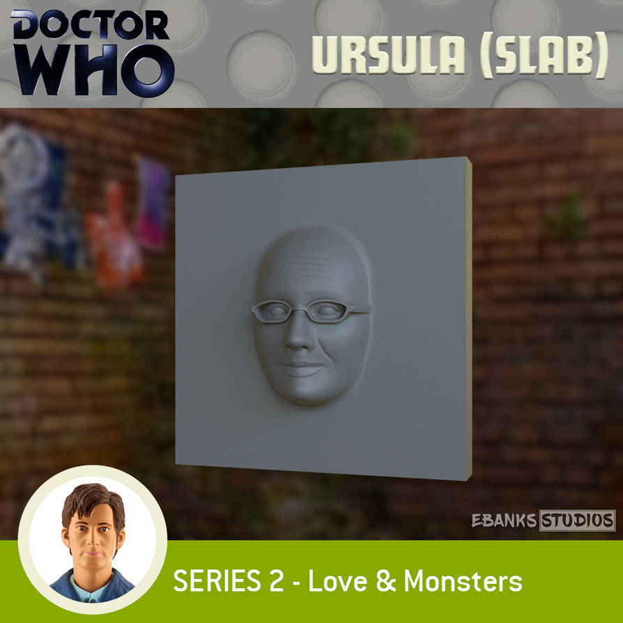 Ursula (Slab) - Doctor Who Custom Figure Head by fruitshootman on ...